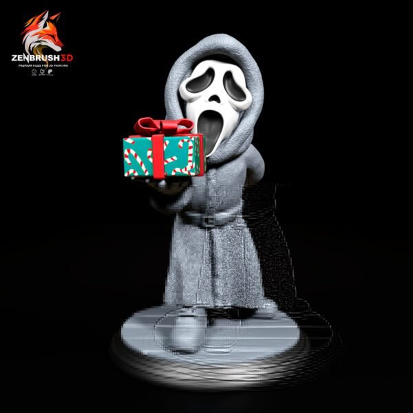 Ghost Face - Santa Claus STL 3D PRINTING - Imagen 5